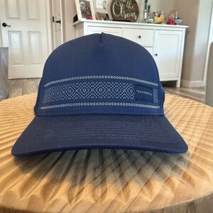 Travis Mathew Blue Patterned Hat